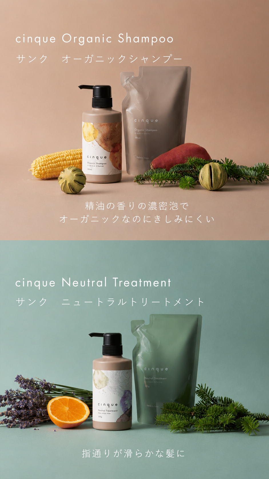 cinqueとSAUNA＆coのコラボレーション